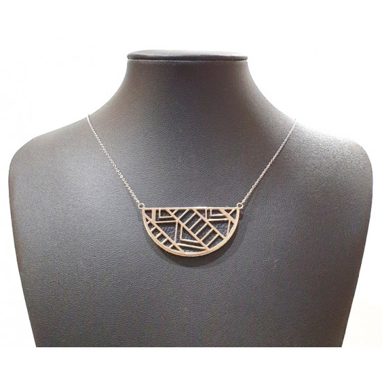 interchangeable necklace black / white