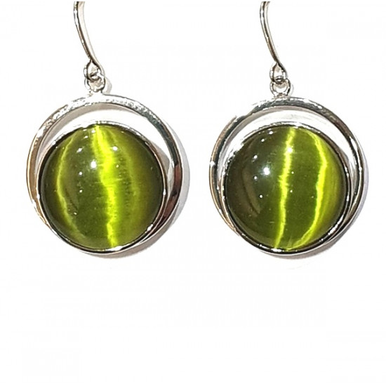 green cat eye earrings green cat eye earrings