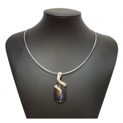 necklace cats eye black