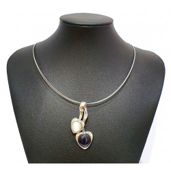 necklace cats eye black