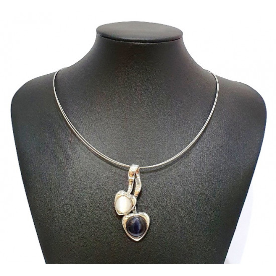 necklace cats eye black