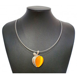 necklace cats eye yellow