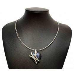 necklace cats eye black
