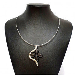 necklace cats eye black