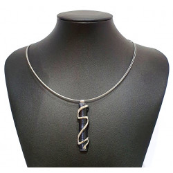 necklace cats eye black