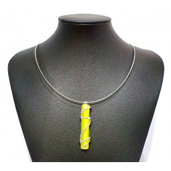 necklace cats eye green