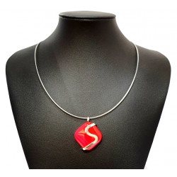 necklace cats eye pink