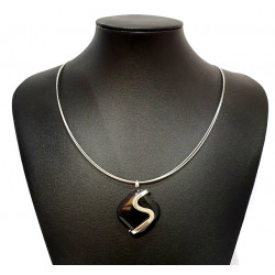 necklace cats eye black