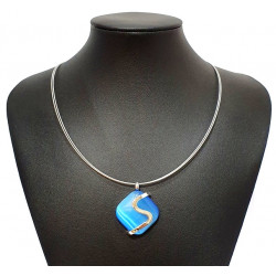 necklace cats eye blue