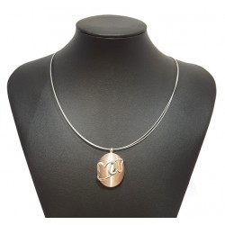 necklace cats eye brown