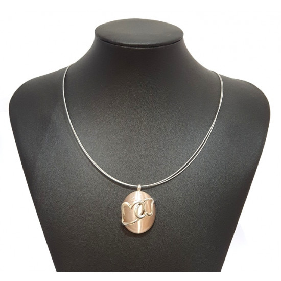 necklace cats eye brown
