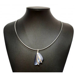 necklace cats eye gray