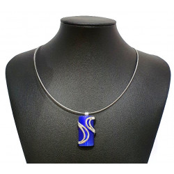necklace cats eye blue