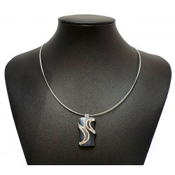 necklace cats eye black