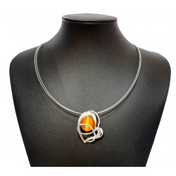 necklace cats eye yellow