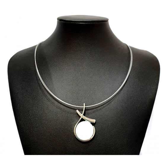 necklace cats eye white