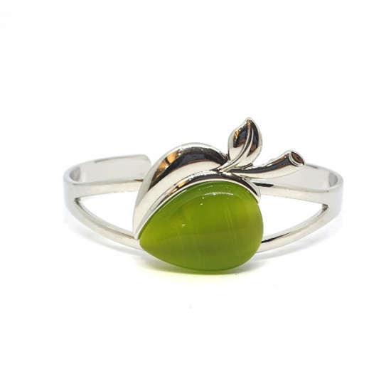 cat eye bracelet green