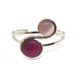 cat eye bracelet fuchsia