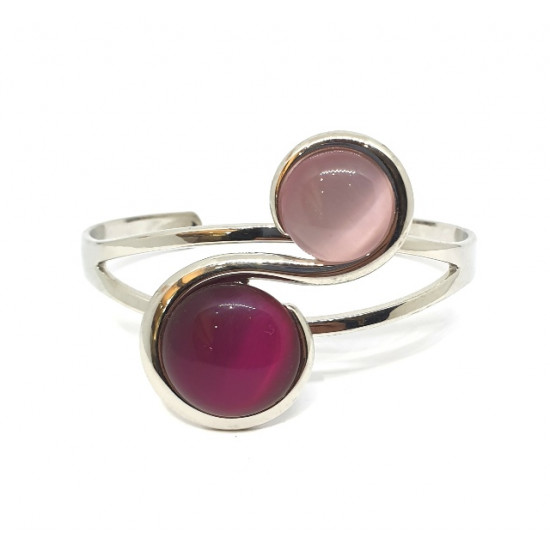 cat eye bracelet fuchsia