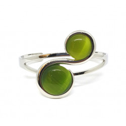 cat eye bracelet green