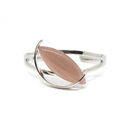 bracelet cat eye beige