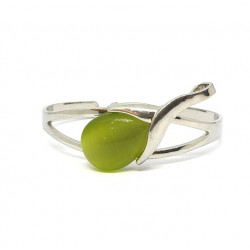 cat eye bracelet green