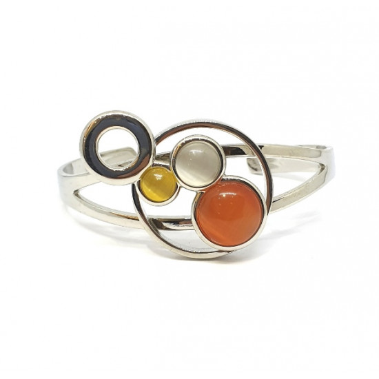 cat eye bracelet orange