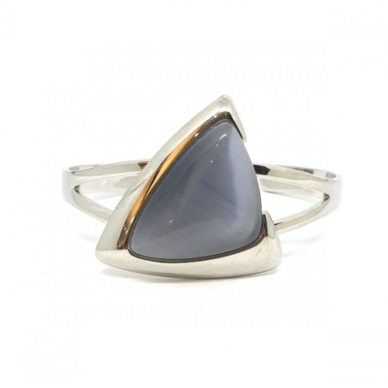 cat eye bracelet grey