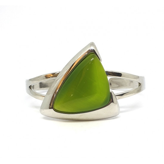 cat eye bracelet green