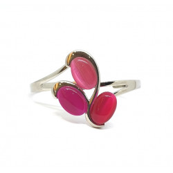 cat eye bracelet raspberry