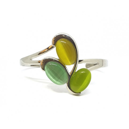 cat eye bracelet green