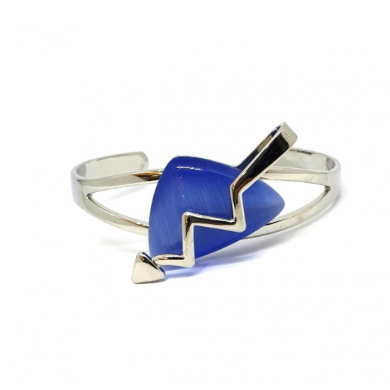 cat eye bracelet blue