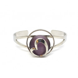 cat eye bracelet violet