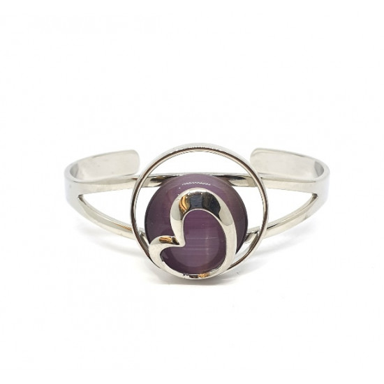cat eye bracelet violet