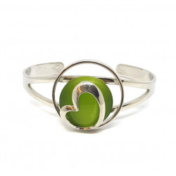 cat eye bracelet green
