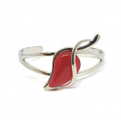 cat eye bracelet raspberry