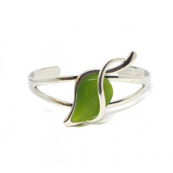 cat eye bracelet green