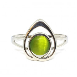 cat eye bracelet green