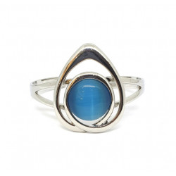 cat eye bracelet blue