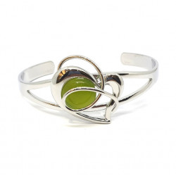cat eye bracelet green