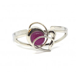 cat eye bracelet fuchsia