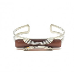 cat eye bracelet brown