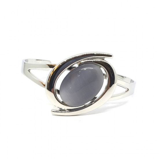 cat eye bracelet grey