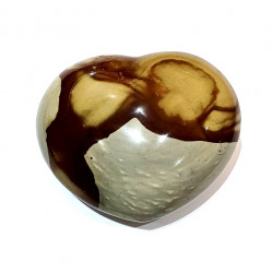 Polychrome jasper heart