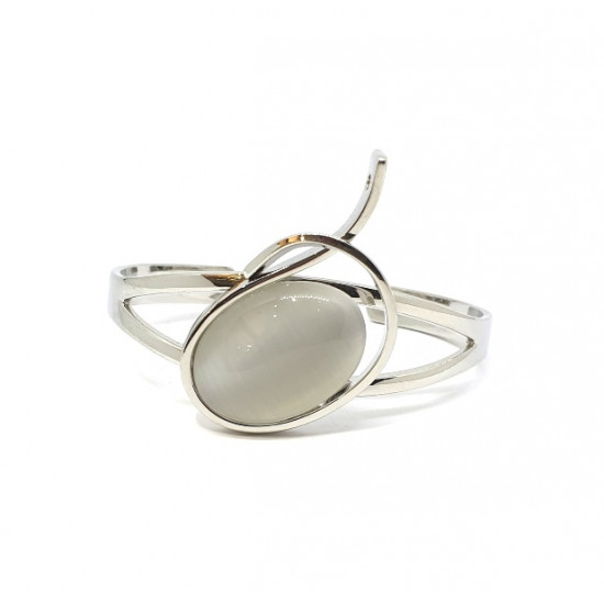 cat eye bracelet white