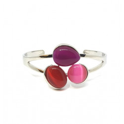 cat eye bracelet pink
