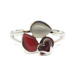 cat eye bracelet red