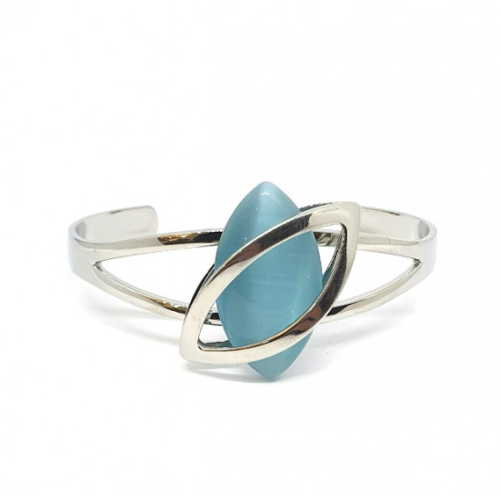 cat eye bracelet blue
