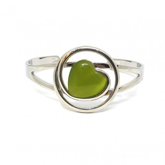 cat eye bracelet green