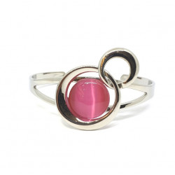 cat eye bracelet pink